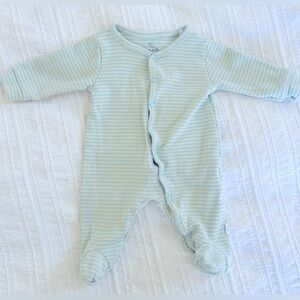 Oliver & Rain newborn onesie - yellow/green unisex